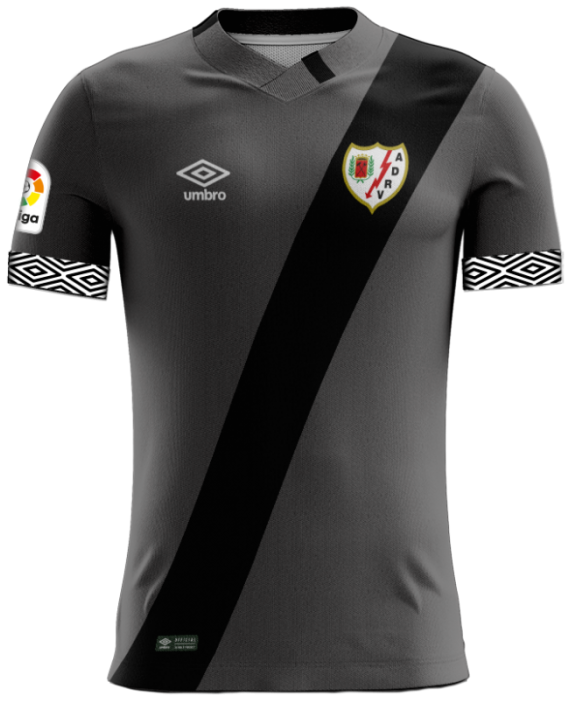 Camisa oficial Umbro Rayo Vallecano 2020 2021 II jogador